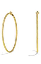 Women's David Yurman 'cable Classics' Hoop Earrings In Gold