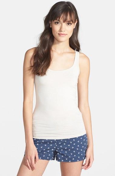 Women's Hinge Jersey Tank, Size - Beige
