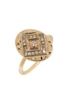 Women's Topshop Crystal Inset Statement Ring