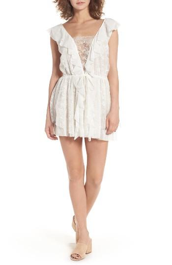 Women's For Love & Lemons Stardust Lace Minidress
