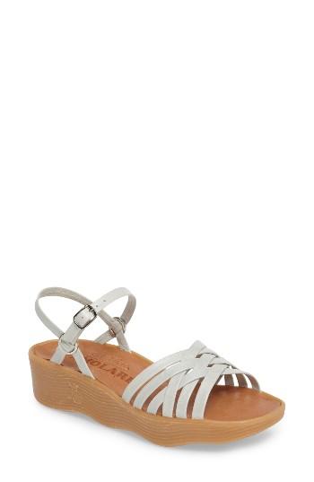 Women's Famolare Strappy Camper Sandal M - Ivory