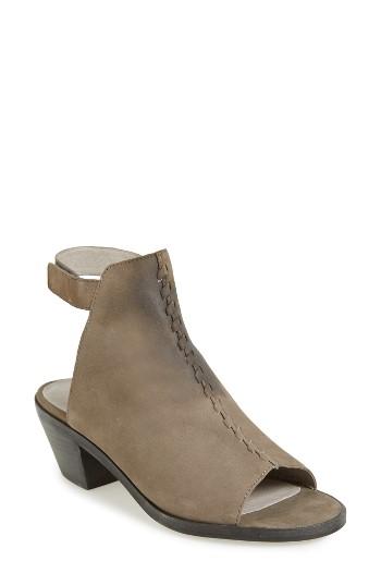 Women's Eileen Fisher Pagoda Ankle Strap Sandal M - Grey