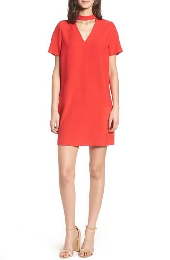 Women's Bishop + Young Sasha Choker Shift Dress - Red