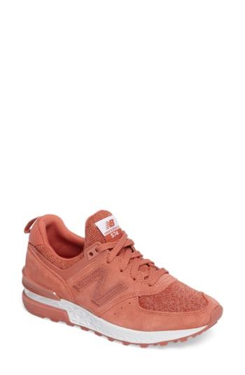 Women's New Balance '574' Sneaker .5 B - Metallic