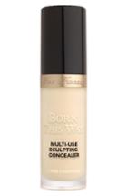 Too Faced Born This Way Super Coverage Multi-use Sculpting Concealer .5 Oz - Almond