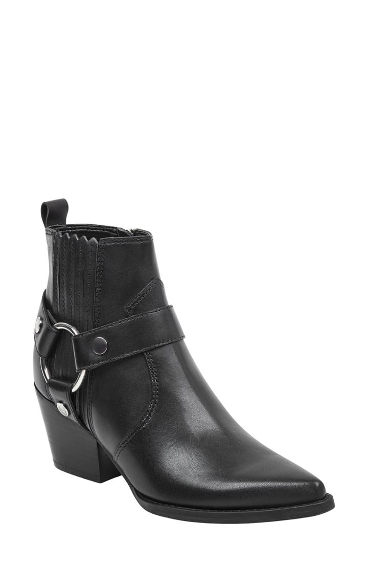 Women's Marc Fisher D Halie Bootie, Size 7.5 M - Black