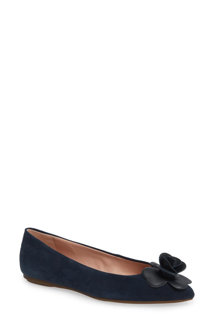 Women's Taryn Rose Frida Rose Flat M - Blue