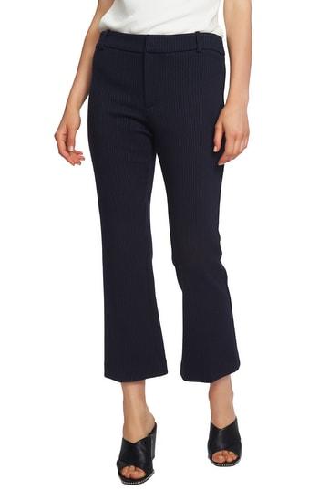 Women's 1.state Mini Kick Flare Pinstripe Pants - Blue