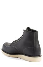 Men's Red Wing 6 Inch Moc Toe Boot .5 M - Black