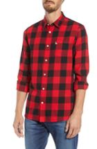 Men's Jack Wills Salcombe Slim Fit Buffalo Check Sport Shirt - Red