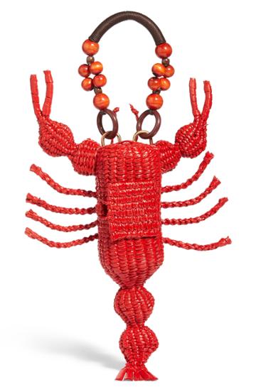 Olmos Y Flores Lobster Bag - Red