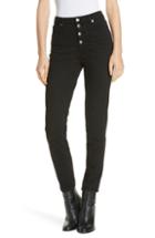Women's Iro Gaety Exposed Fly Skinny Jeans - Black