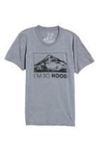 Men's Casual Industrees I'm So Hood T-shirt, Size - Grey