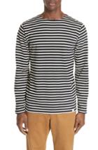 Men's Norse Projects Godtfred Stripe Long Sleeve T-shirt, Size - Blue