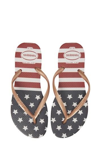 Women's Havaianas 'slim' Flip Flop /36 Eu - Red
