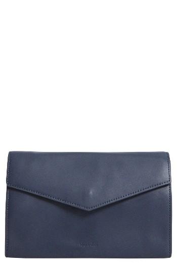 Steven Alan Easton Leather Crossbody Bag - Blue