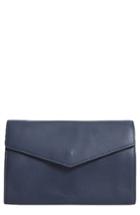 Steven Alan Easton Leather Crossbody Bag - Blue