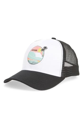 Women's Rip Curl Passport Trucker Hat - White