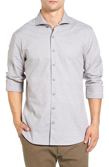 Men's Singer + Sargent Fit Dobby Sport Shirt