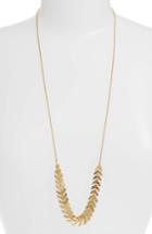 Women's Kate Spade New York A New Leaf Adjustable Slide Necklace