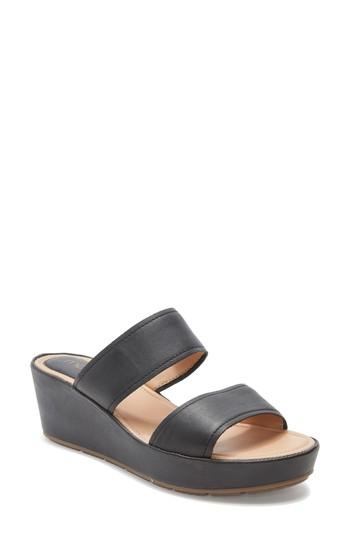 Women's Me Too Albany Wedge Sandal .5 M - Black