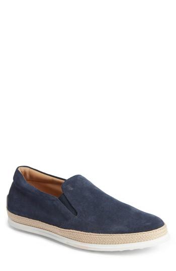 Men's Tod's Espadrille Slip-on Us / 7uk - Blue