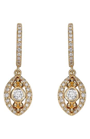 Women's Temple St. Clair Evil Eye Diamond Drop Earrings