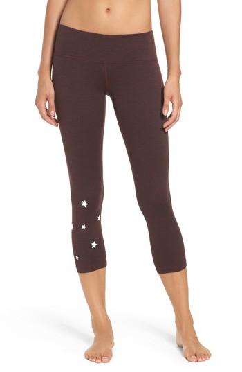 Women's Spiritual Gangster Stars Power Crop Leggings