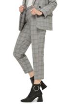 Women's Topshop Tapered Suit Trousers Us (fits Like 0) - Grey