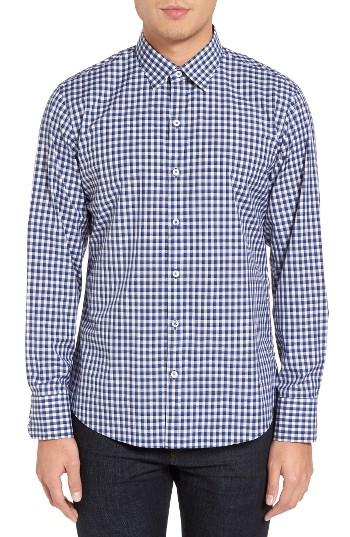 Men's Zachary Prell Caruso Trim Fit Check Sport Shirt