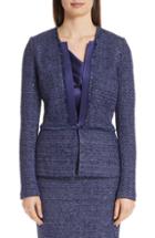 Women's St. John Collection Starlight Knit Jacket - Purple