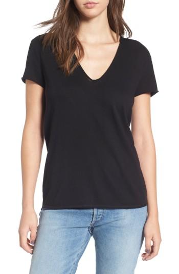 Women's Zadig & Voltaire Fishnet Tee - Black