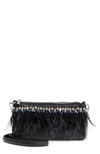 Sam Edelman Carrina Faux Leather Convertible Clutch - Black