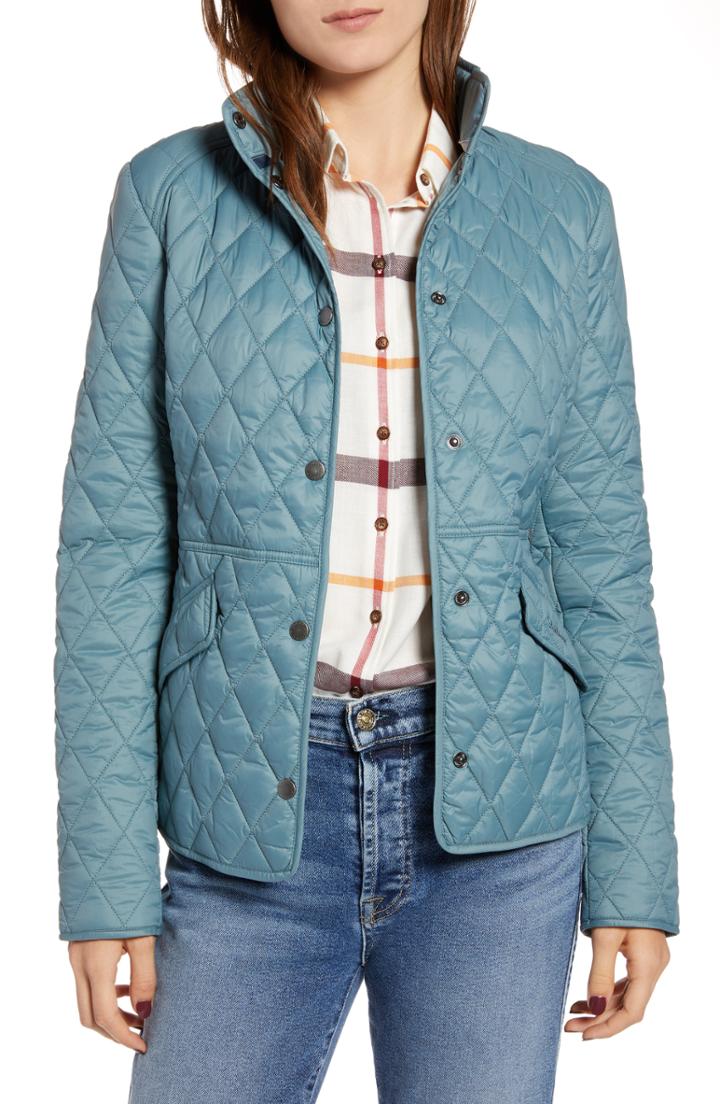 Women's Barbour Annis Quilted Jacket Us / 8 Uk - Green
