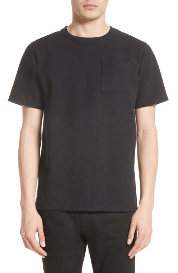 Men's Saturdays Nyc Randall Pocket T-shirt - Blue