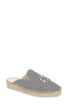 Women's Patricia Green Gingham Glam Embellished Loafer Mule