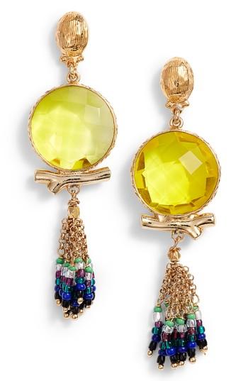Women's Gas Bijoux Serti Drop Earrings