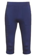 Men's Under Armour Perpetual Half Leggings, Size - Blue