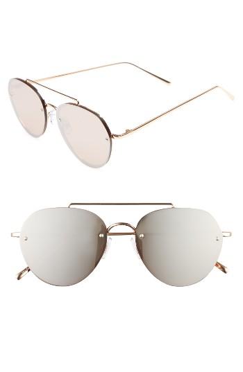 Women's Bp. Show Biz 55mm Round Sunglasses - Rose Gold