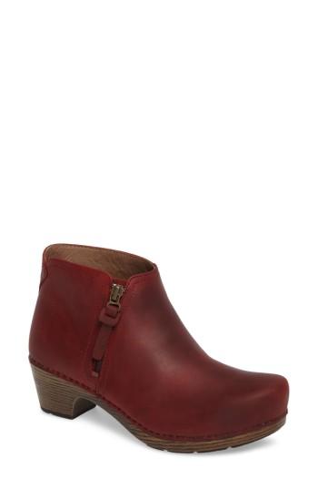 Women's Dansko Max Bootie .5-7us / 37eu M - Burgundy