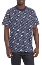 Men's Adidas Originals Monogram All-over Print T-shirt - Blue