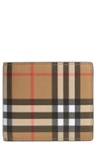 Men's Burberry Horseferry Leather Wallet - Black