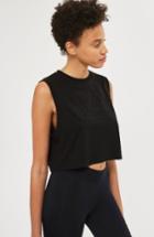 Women's Ivy Park Embossed Logo Crop Tank - Black