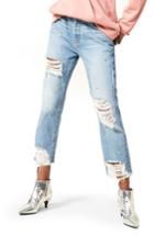Women's 7 For All Mankind Josefina Studded Destroyed Jeans