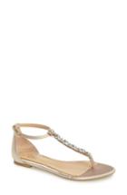 Women's Jewel Badgley Mischka Carrol Embellished T-strap Sandal