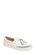 Women's Jslides Cheyenne Tasseled Slip-on Sneaker M - White