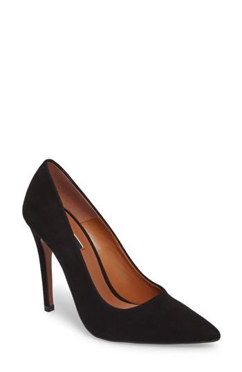 Women's Topshop Glorious Setback Pump .5us / 38eu - Black