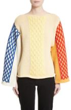 Women's J.w.anderson Multicolor Cable Knit Sweater