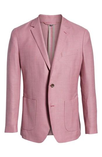 Men's Bonobos Trim Fit Wool Unconstructed Blazer R - Red