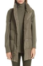 Women's Lafayette 148 New York Adora Alpine Outerwear Down Vest, Size - Green